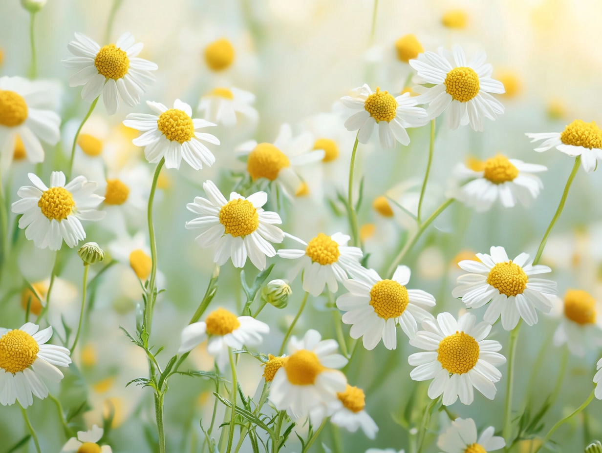 카모마일 허브 이미지